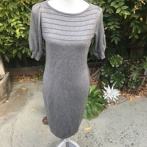 Evan Picone Grey  Sweater Dress Size Small.